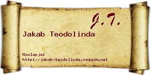 Jakab Teodolinda névjegykártya